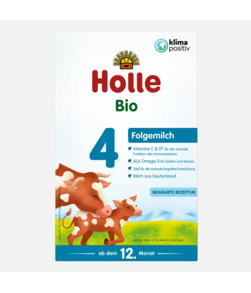 Holle Stage 4 Organic (Bio) Toddler Milk Formula  With DHA (600g)